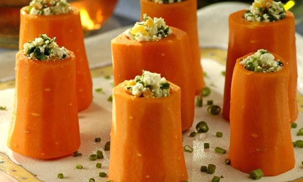 Cenoura recheada light