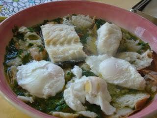 Sopa de coentros...à moda do Alentejo