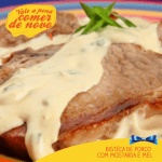 Costoleta de Porco com Mostarda e Mel