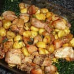 Leitão no forno com castanhas Leitão no forno com castanhas