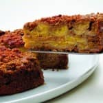 Torta de banana na versão integral Torta de banana na versão integral