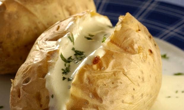 Batata com requeijão