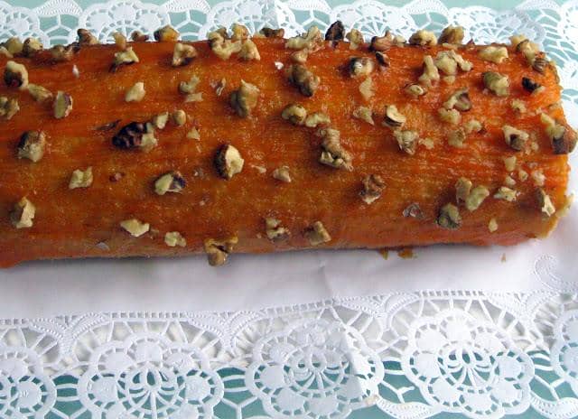 TORTA DE ABÓBORA COM NOZES