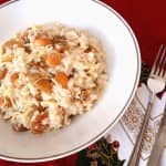 Arroz com Champanhe, Amêndoas e Passas Arroz com Champanhe, Amêndoas e Passas