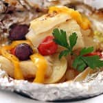 Papelote de Bacalhau com Legumes