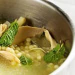 Canja de Galinha, Gengibre e Cidreira Canja de Galinha, Gengibre e Cidreira