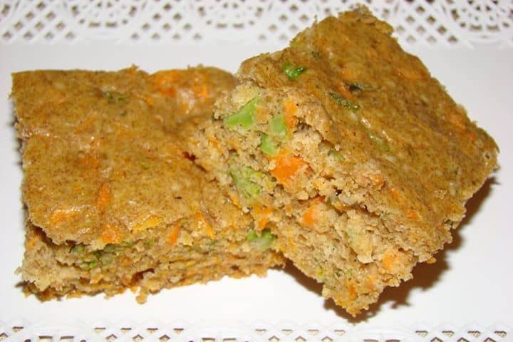 Torta integral de legumes