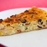 Tarte de Bacalhau com Alho Poró e Pimentão Tarte de Bacalhau com Alho Poró e Pimentão