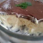 Mousse de limão e chocolate