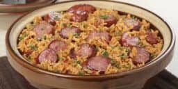 Arroz com Linguiça