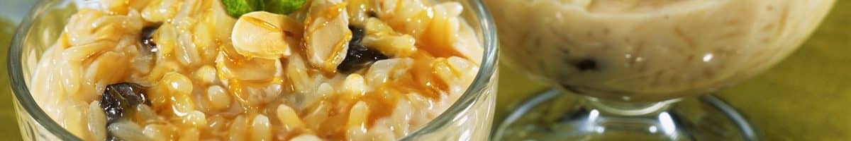 Arroz de Doce de Leite e Ameixa