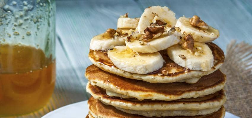 Panqueca de aveia com banana