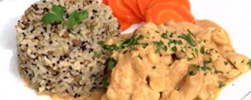 STROGONOFF DE FRANGO FIT