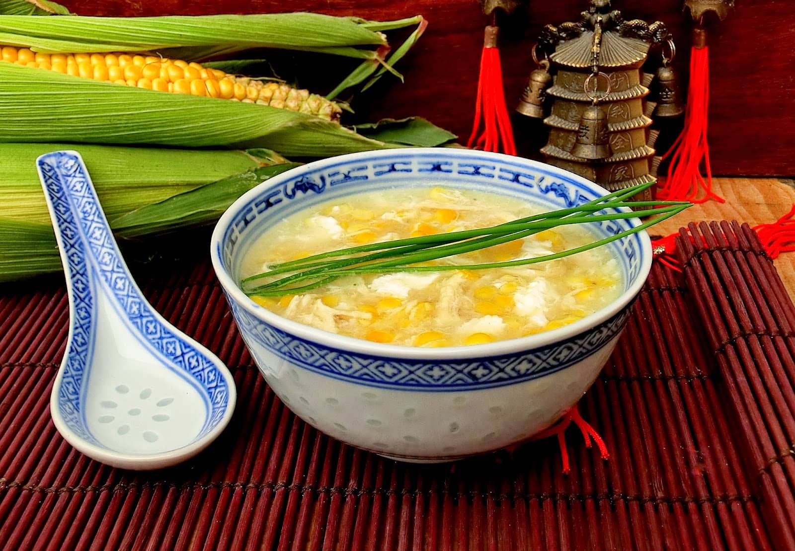 Sopa Chinesa de Milho e Frango