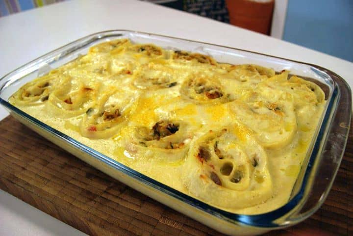 Rondele de bacalhau ao 4 queijos