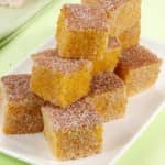 Quadrados açucarados de Cenoura Quadrados açucarados de Cenoura