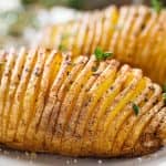 Batatas hasselback Batatas hasselback