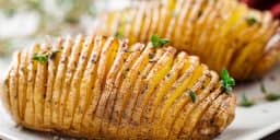 Batatas hasselback