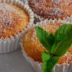 Muffins de Coco e Lima Muffins de Coco e Lima