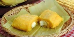 PAMONHA DOCE COM QUEIJO